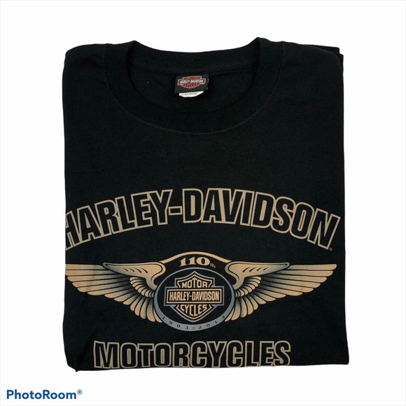 Harley-Davidson Other - Men’s Harley Davidson Black Logo T-Shirt Size XL